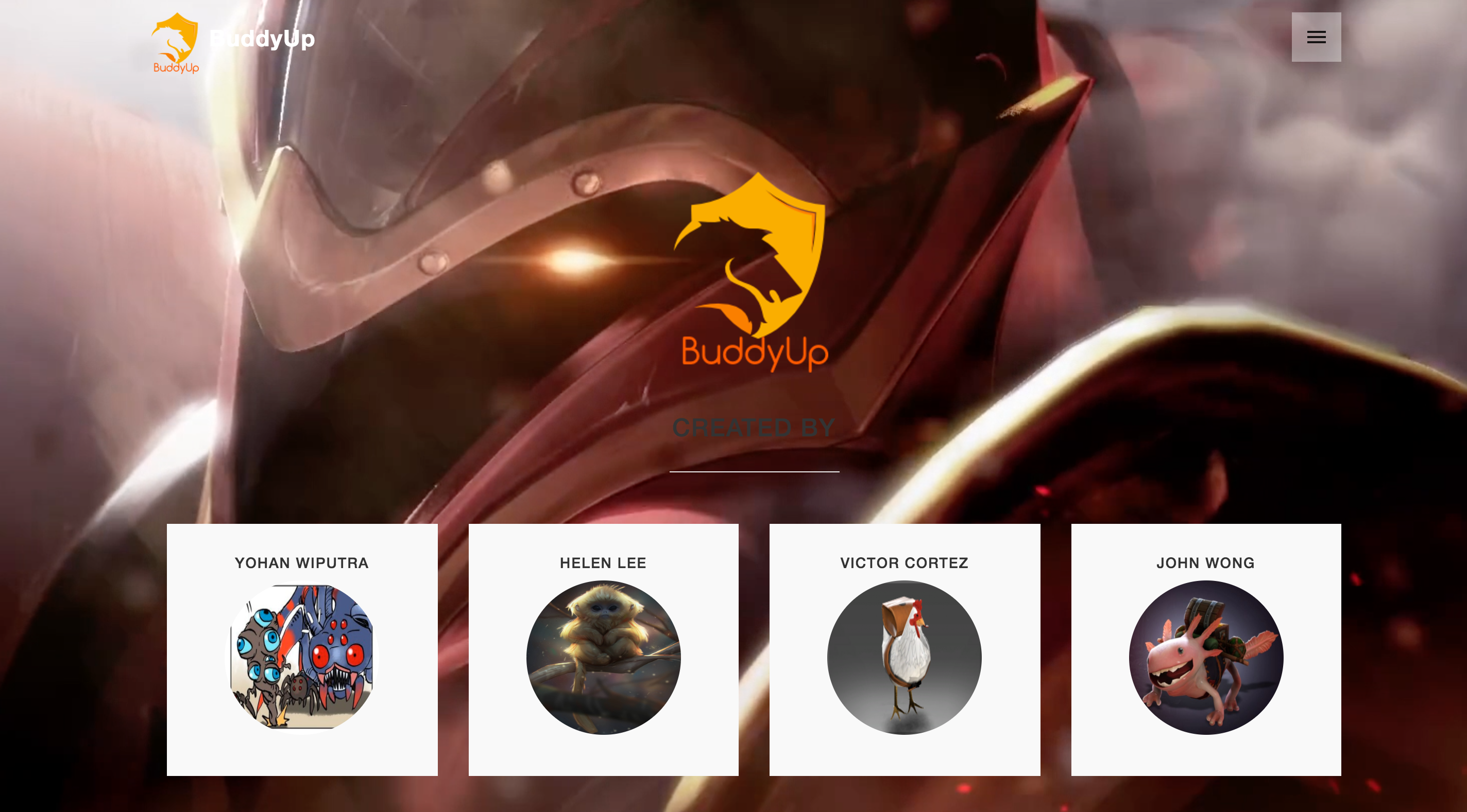 BuddyUp home page